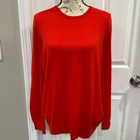 J.McLAUGHLIN SWEATER. XL ORANGE. - Picture 1 of 7